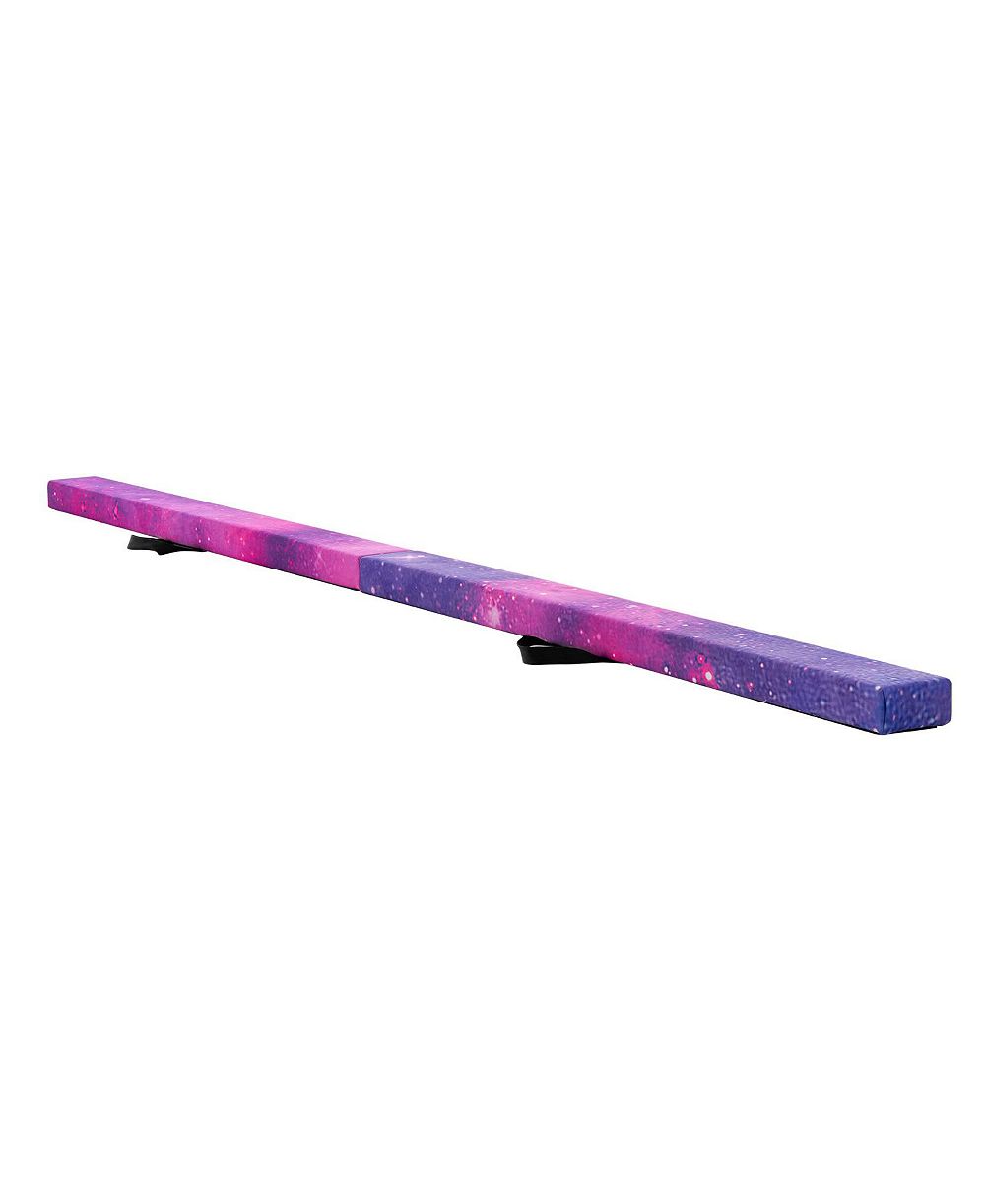 SUGIFT 8 Foot Wood Core Folding Balance Beam with 300 Pound Support and Carry Bag