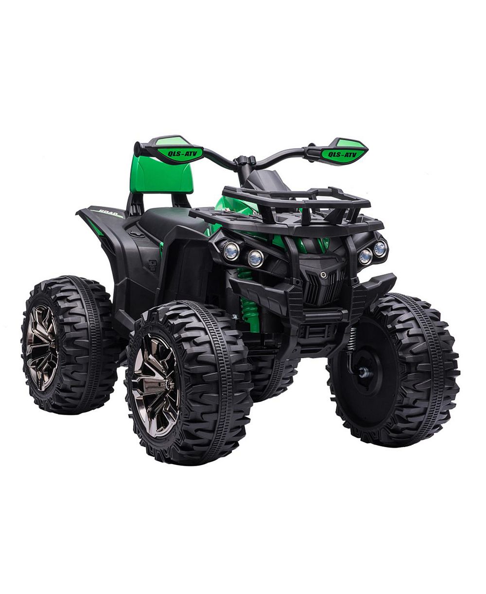 Электрический квадроцикл YOBTOP 4 Wheeler с LED-фарами и музыкой, размеры 39.4"L x 25.6"W x 28.7"H, грузоподъемность 66 фунтов, для детей 3-7 лет