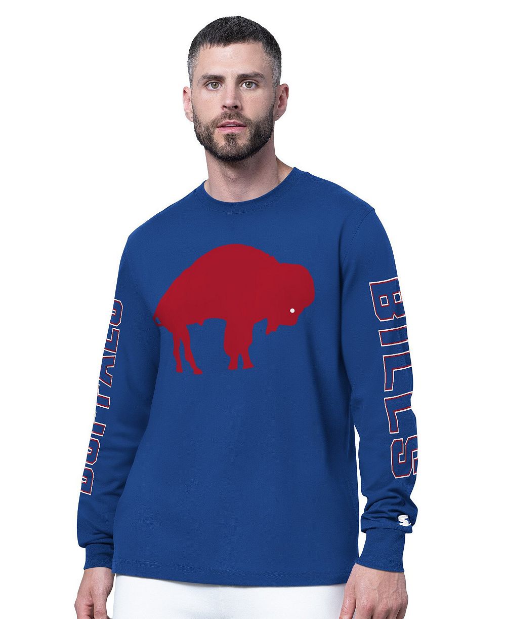 Мужская футболка Starter Buffalo Bills Clutch Hit II Logo с длинным рукавом