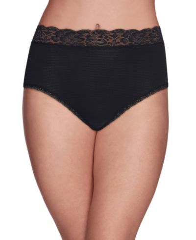 Женское кружевное нижнее белье Vanity Fair Flattering Lace Stretch Brief 13281