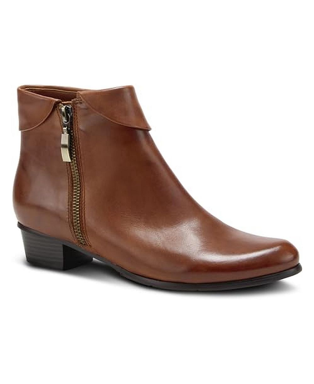 Spring Step Women's Stockholm Low-Shaft Bootie with Side Zipper Closure