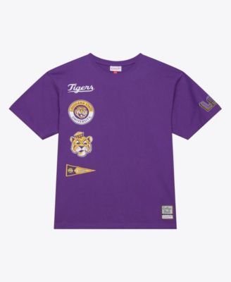 Mitchell & Ness Мужская премиум футболка LSU Tigers Double Clutch