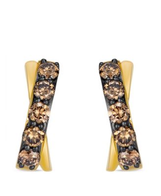 Le Vian Chocolate Diamond Earrings (0.68 ct. t.w.) in 14k Honey Gold