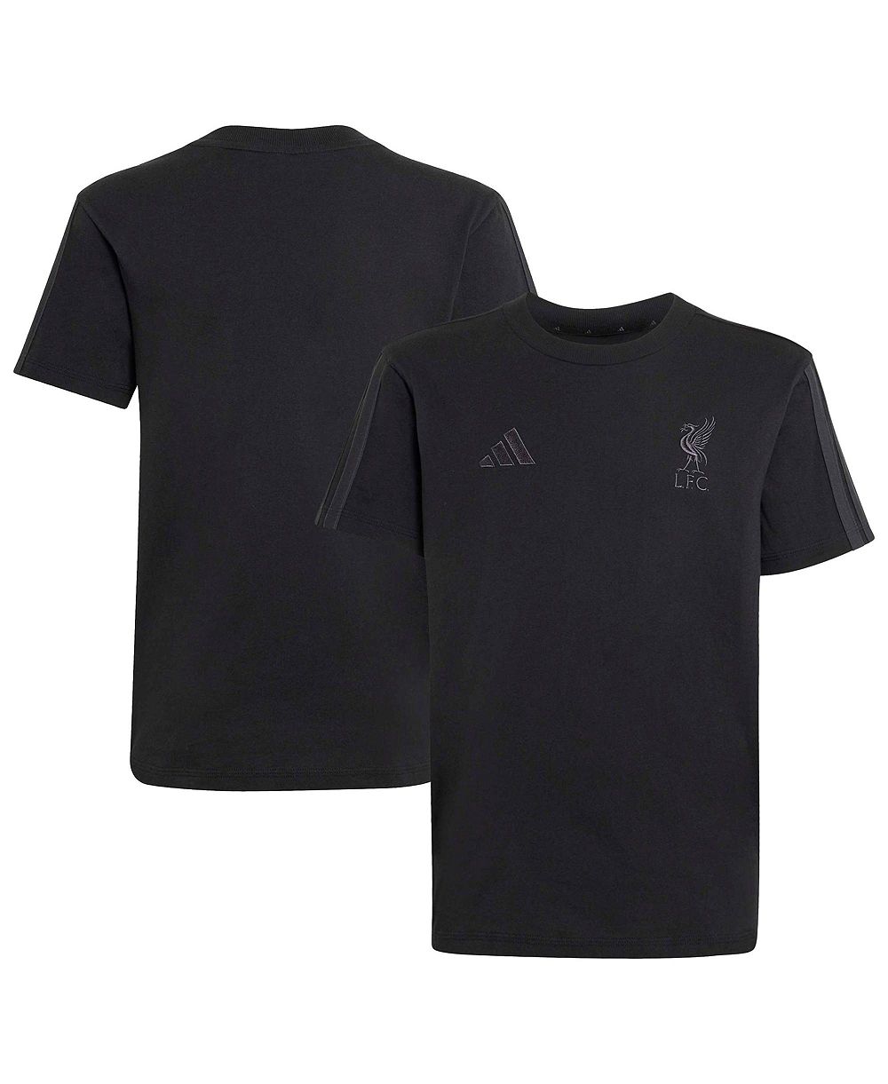 Детская футболка adidas с вышитым гербом Liverpool, для мальчиков и девочек