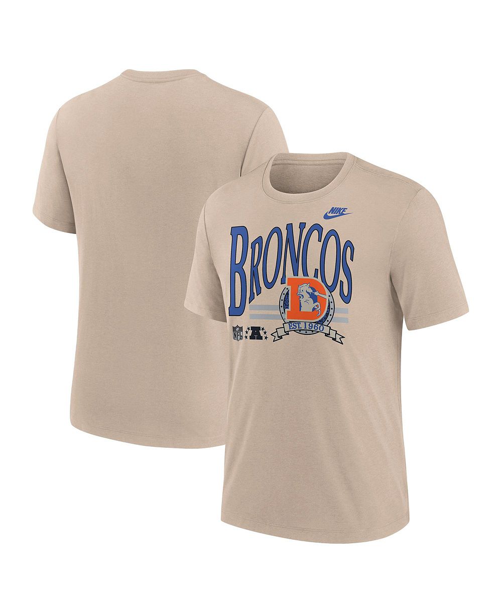 Nike Men's Denver Broncos Rewind Vintage Tri-Blend T-Shirt