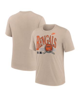 Nike Men's Cincinnati Bengals Rewind Tri-Blend Retro T-Shirt
