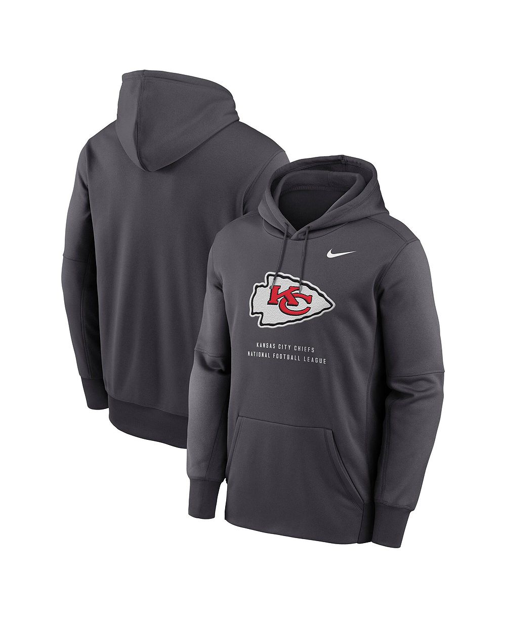 Nike Men's Kansas City Chiefs Toss Sweep Two-way Stretch Hoodie