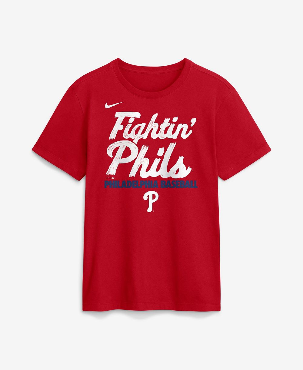 Nike Men's Philadelphia Phillies City Connect Handwriting Club Short-Sleeve Cotton T-Shirt