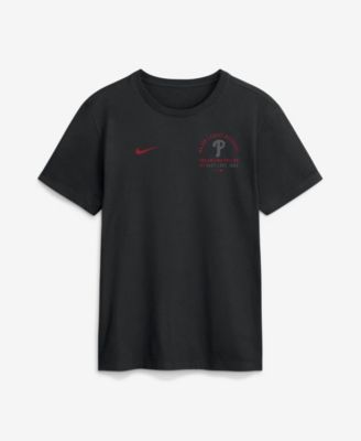 Nike Men's Philadelphia Phillies Split Logo Crew Neck Short-Sleeve T-Shirt