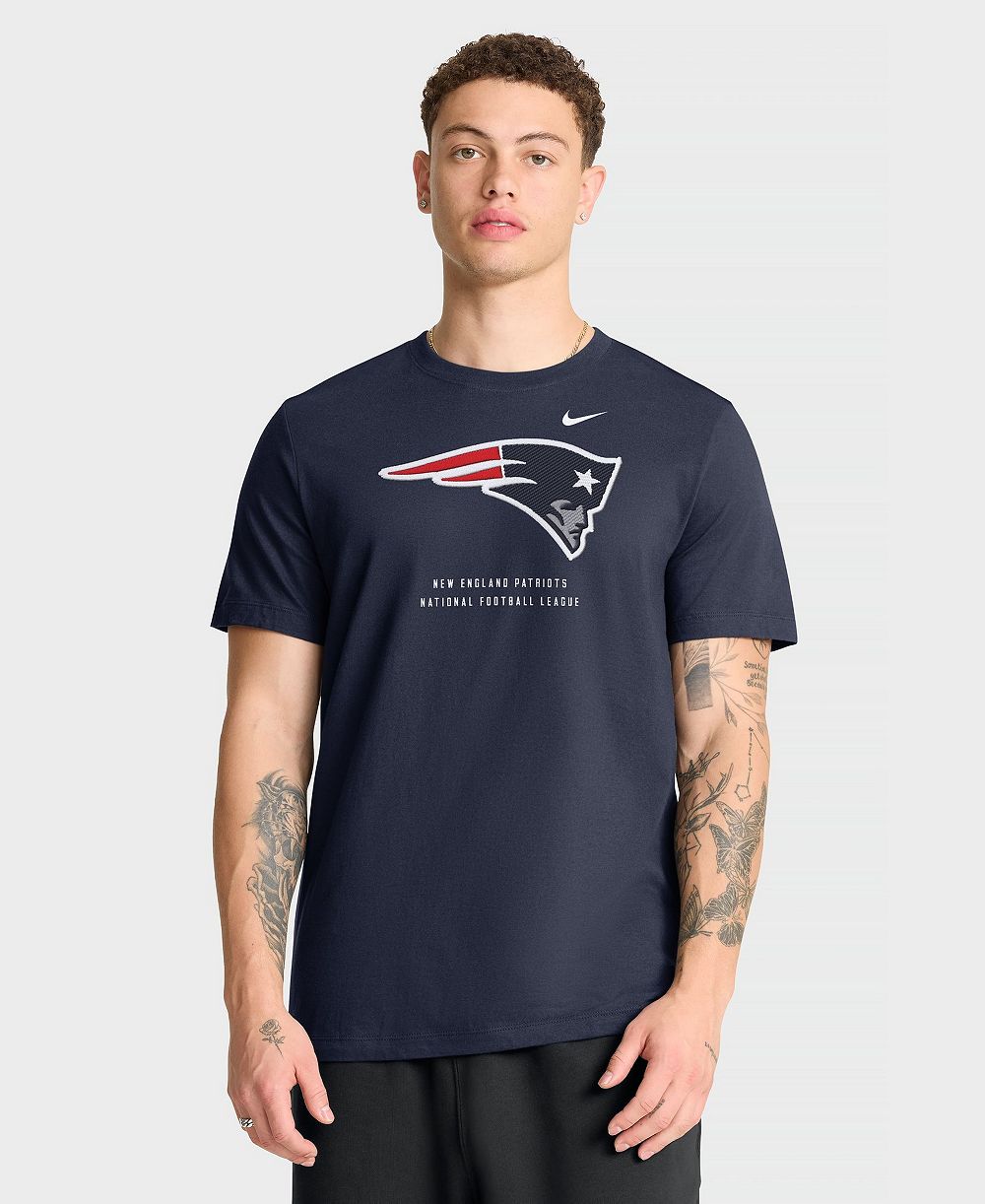 Nike Men's New England Patriots Crewneck Short-Sleeve T-Shirt