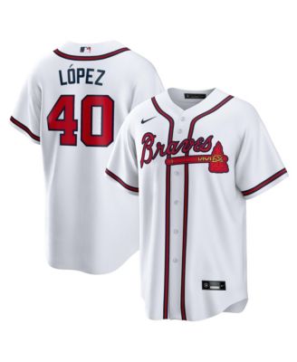 Nike Мужская реплика джерси Atlanta Braves Reynaldo Lopez Relaxed-Fit Home