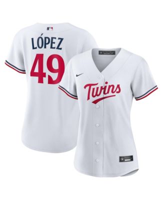 Nike Women's Minnesota Twins Pablo López 49 Replica Short-Sleeve Jersey