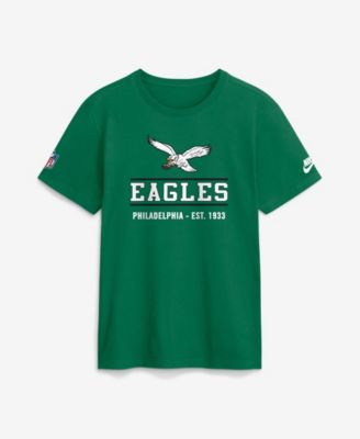 Мужская футболка Nike Philadelphia Eagles Sideline Final Sprint Classic-Fit Throwback-Graphic, Big & Tall