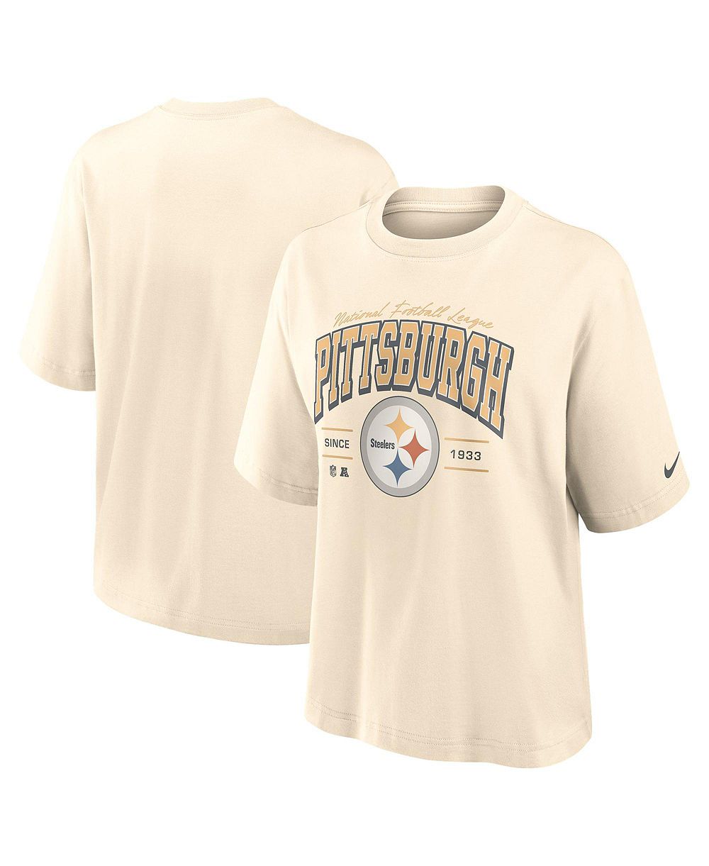 Nike Women's Pittsburgh Steelers Vintage Mod Boxy Retro T-Shirt