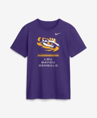 Nike мужская футболка с круглым вырезом, LSU Tigers, LSU Sideline