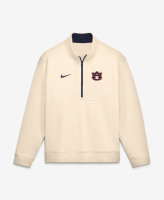 Nike Men's Auburn Tigers Primetime Club Mock Neck Fleece Half-Zip Pullover