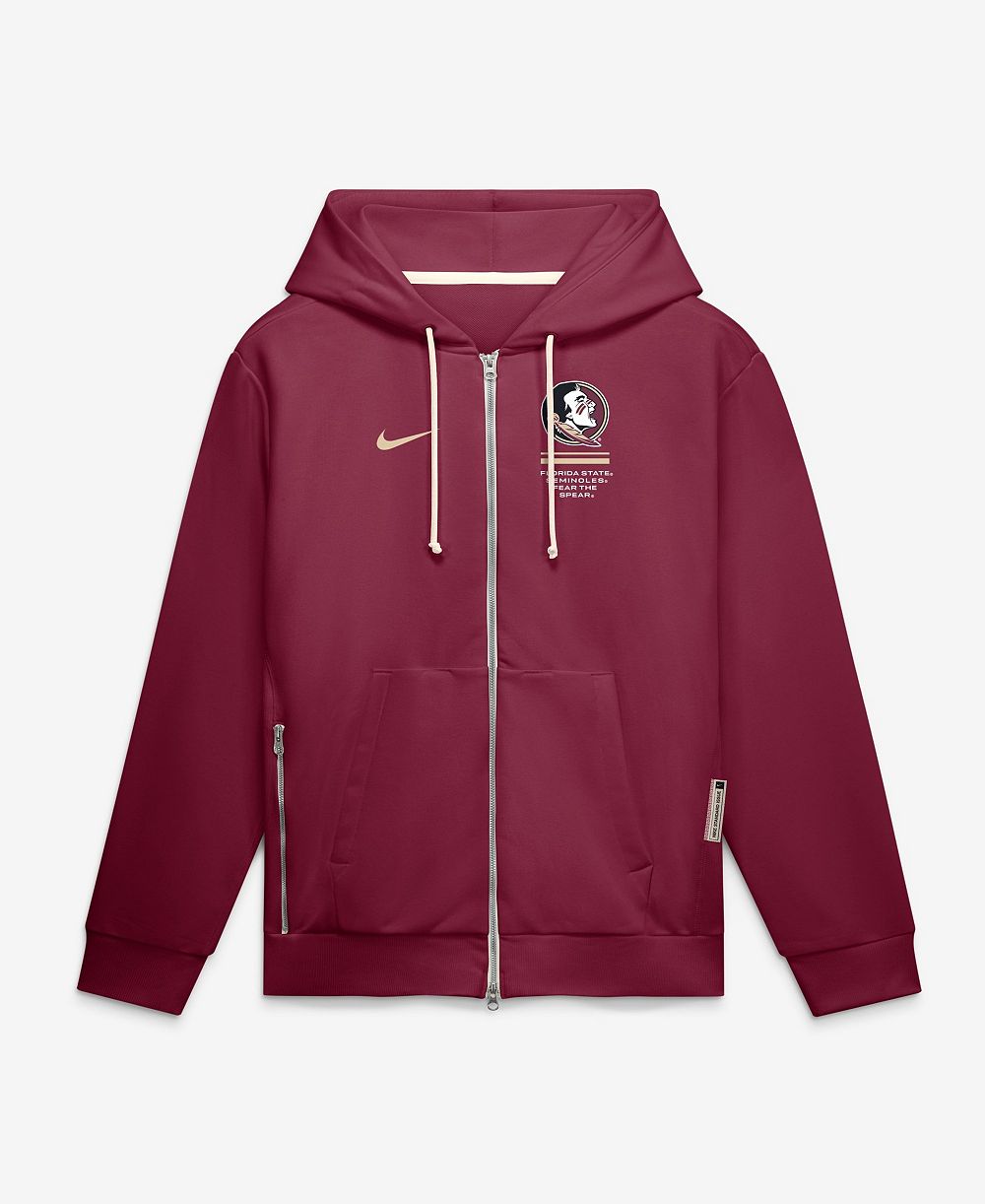 Nike Men's Florida State Seminoles 2026 Sideline Full-Zip Hoodie