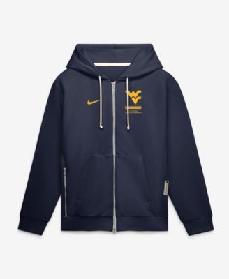 Nike Мужское худи из флиса West Virginia Mountaineers 2026 Sideline Standard Issue Full-Zip