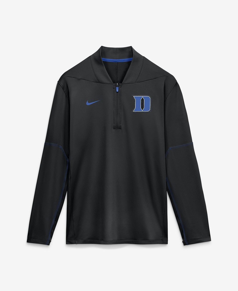 Nike Men's Duke Blue Devils Duke Sideline Half-Zip Midweight Sweatshirt