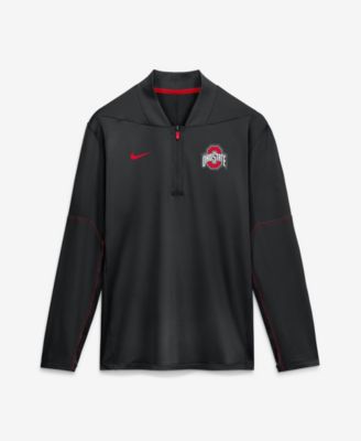 Nike Men's Ohio State Buckeyes 2026 Sideline Midweight Long-Sleeve Half-Zip Pullover Sweatshirt