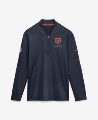 Nike Men's Chicago Bears Half-Zip Pullover Sweatshirt