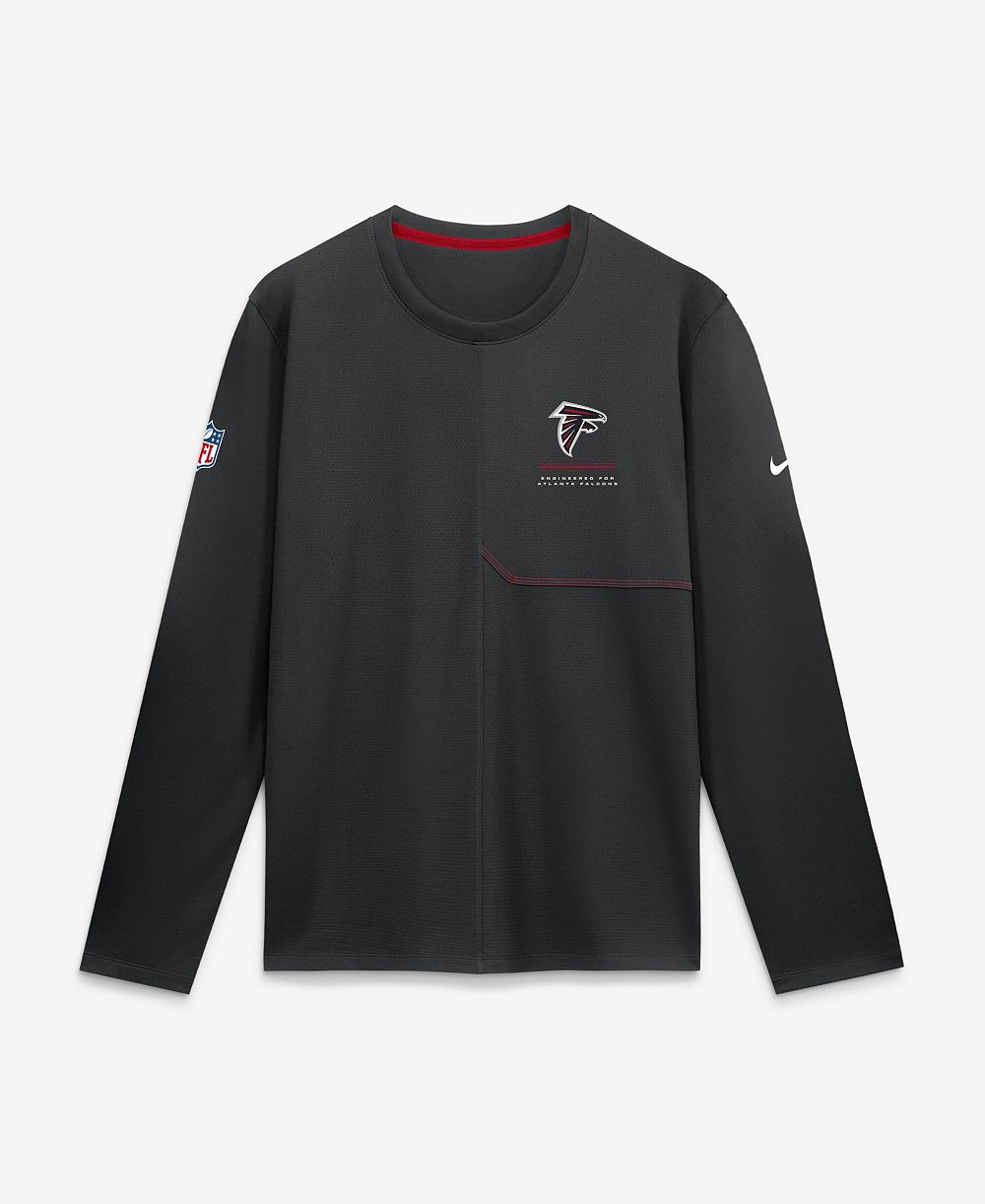 Nike Men's Atlanta Falcons Sideline Coaches Long-Sleeve T-Shirt