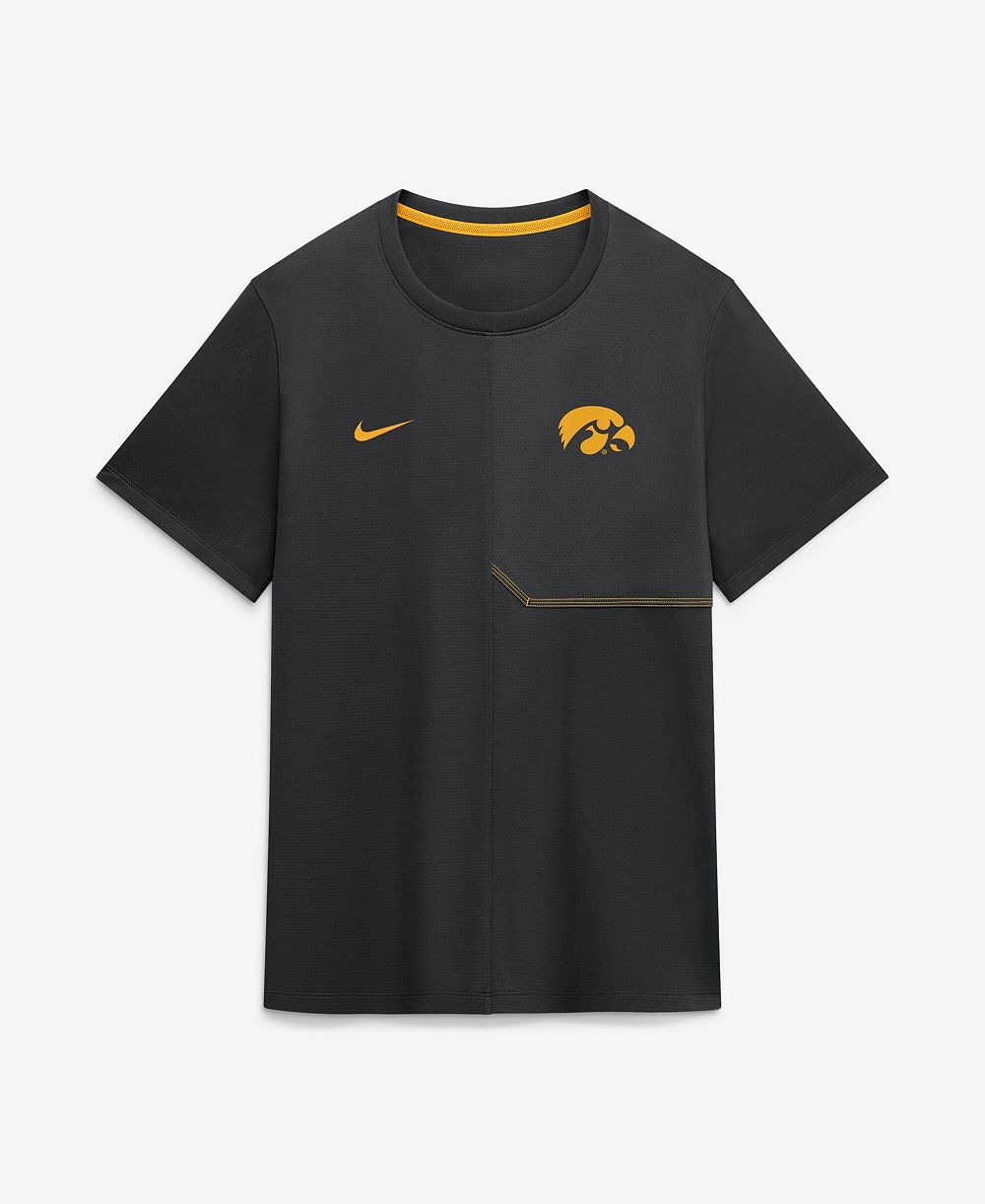 Nike Мужская футболка Iowa Hawkeyes 2026 Sideline Dri-FIT для тренеров