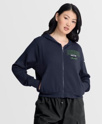 Женское худи Nike Primetime Seattle Seahawks Loose-Fit Full-Zip