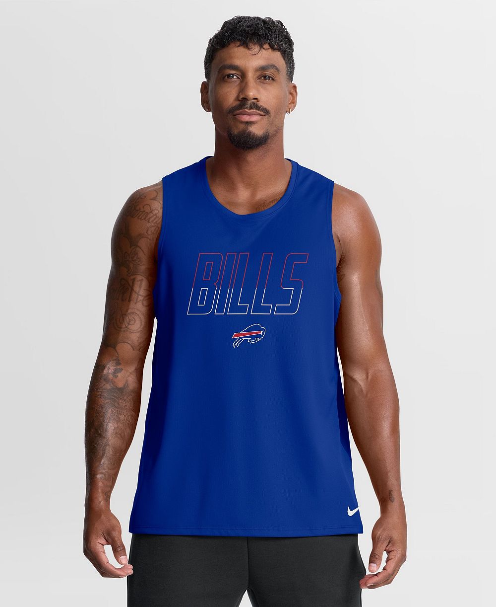 Майка Nike Men's Buffalo Bills Kickoff Miler Tank Top