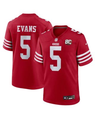 Nike Men's San Francisco 49ers Mike Evans 80th Anniversary Game Jersey
