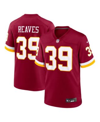 Мужская джерси Nike Washington Commanders J Reaves 39 V-Neck Relaxed-Fit