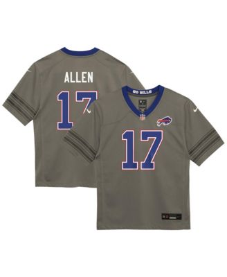 Nike детская игровая футболка с коротким рукавом и графическим принтом Nickel City Buffalo Bills Josh Allen для мальчиков и девочек 2T-5T