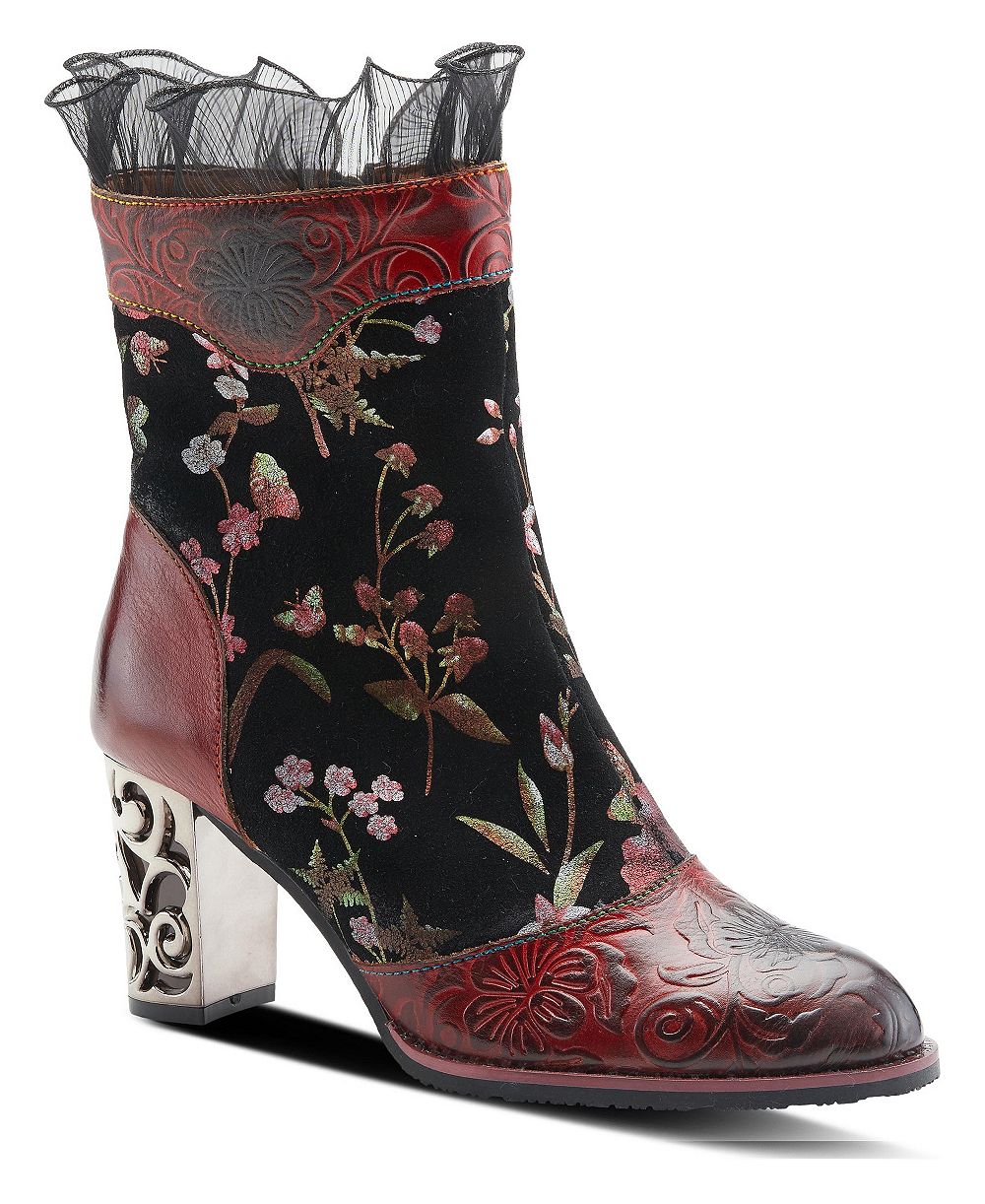 L'Artiste Women's Gaga Mid-Calf Boots with Side Zipper