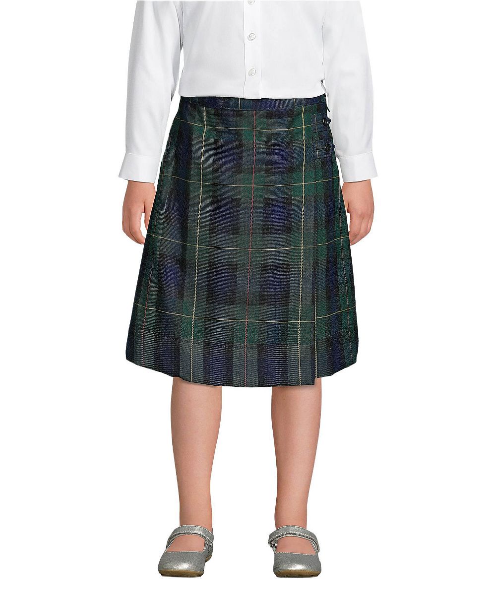Детская юбка Lands' End Plaid Top of Knee