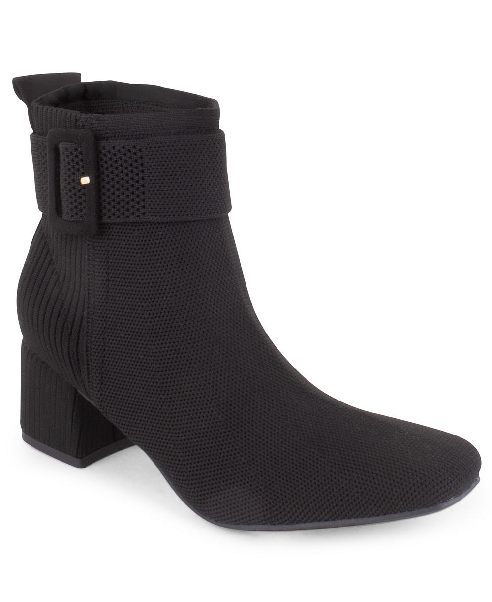 Tahari Women's Sunflower Knit Zipper Booties