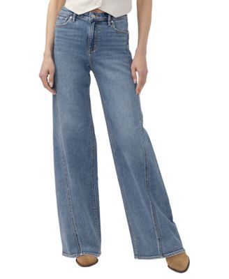 Silver Jeans Co. Women's Isbister High-Rise Wide-Leg Denim Jeans