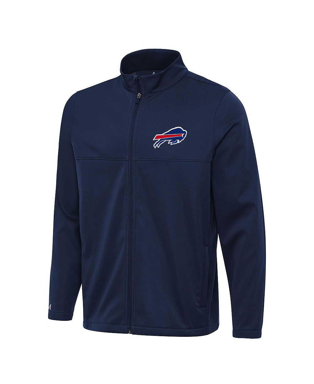 Antigua Мужская темно-синяя полная застегивающаяся гольф-куртка Buffalo Bills Links