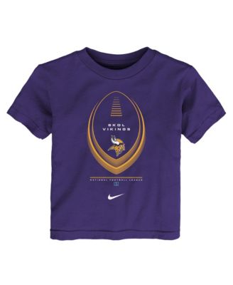 Nike Boys' and Girls' 2T-5T Minnesota Vikings Legend Icon Crewneck T-Shirt