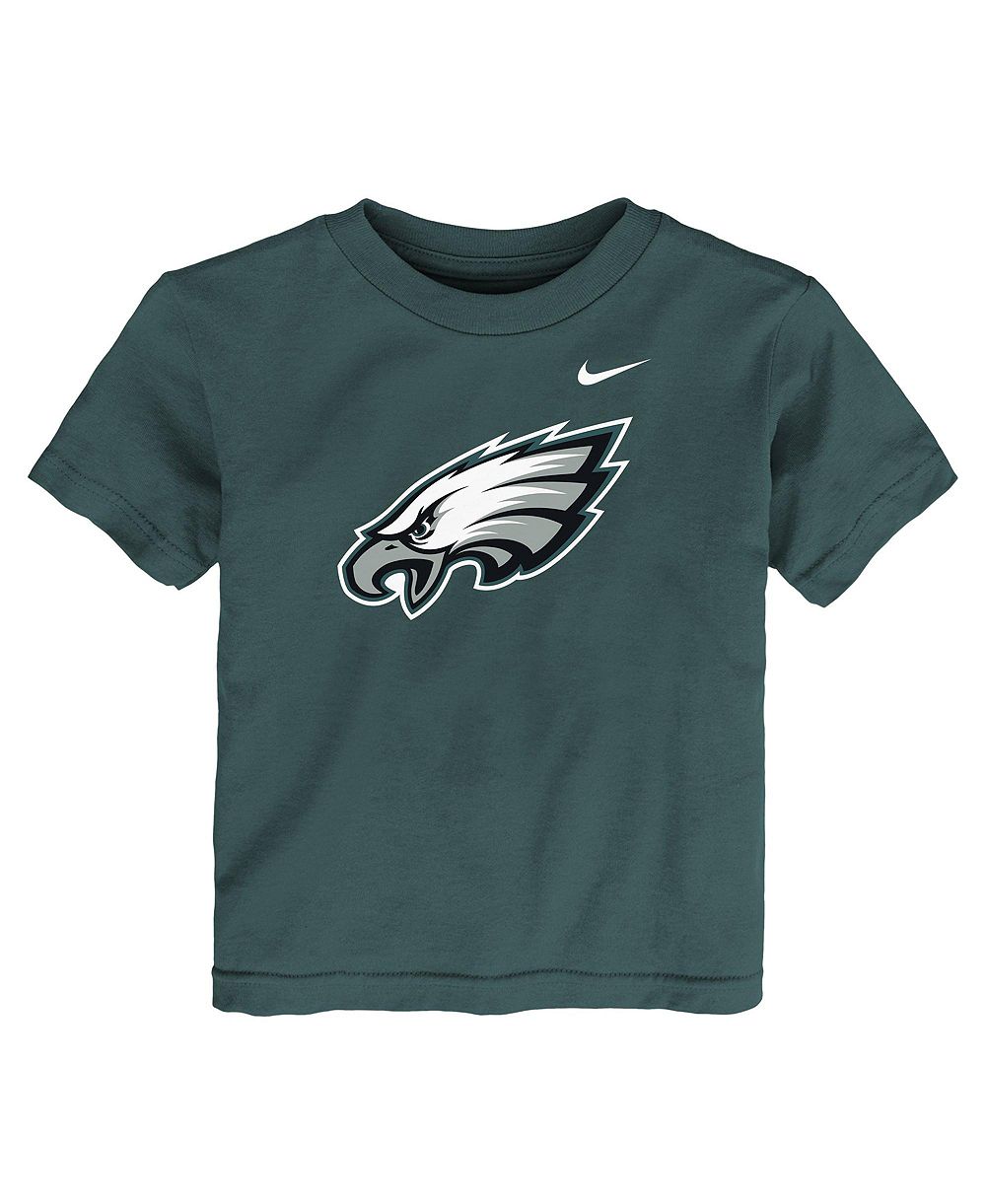 Nike детская хлопковая футболка с круглым вырезом и графическим принтом Philadelphia Eagles, 2T-5T