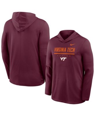 Nike Men's Virginia Tech Hokies 2026 Sideline Dri-FIT Long-Sleeve Hoodie