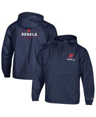 Champion Мужская складная ветровка Ole Miss Rebels Delay, темно-синяя