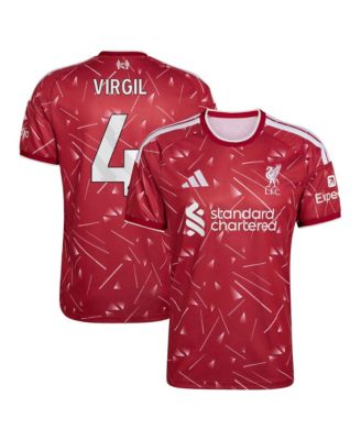 Мужская репличная джерси adidas Virgil Van Dijk Liverpool 2026/27 Home Replica с геометрическим принтом