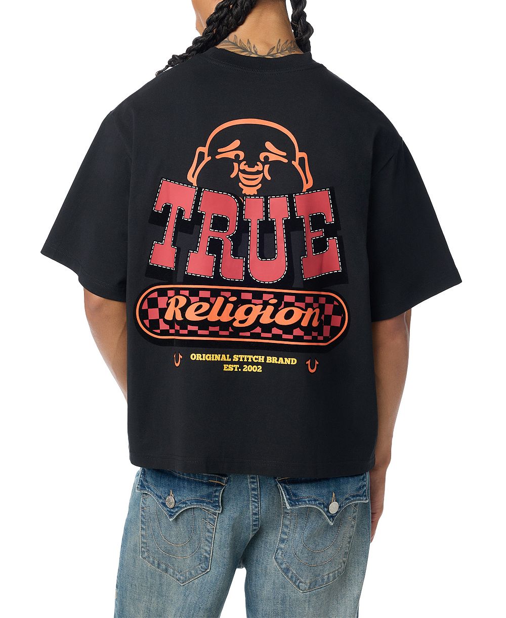 Мужская футболка True Religion Checkerboard Heavyweight Boxy Tee
