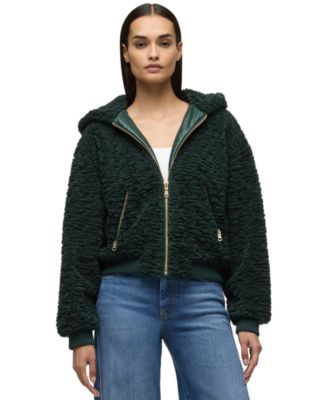Hudson Jeans женская куртка с капюшоном из шерпы