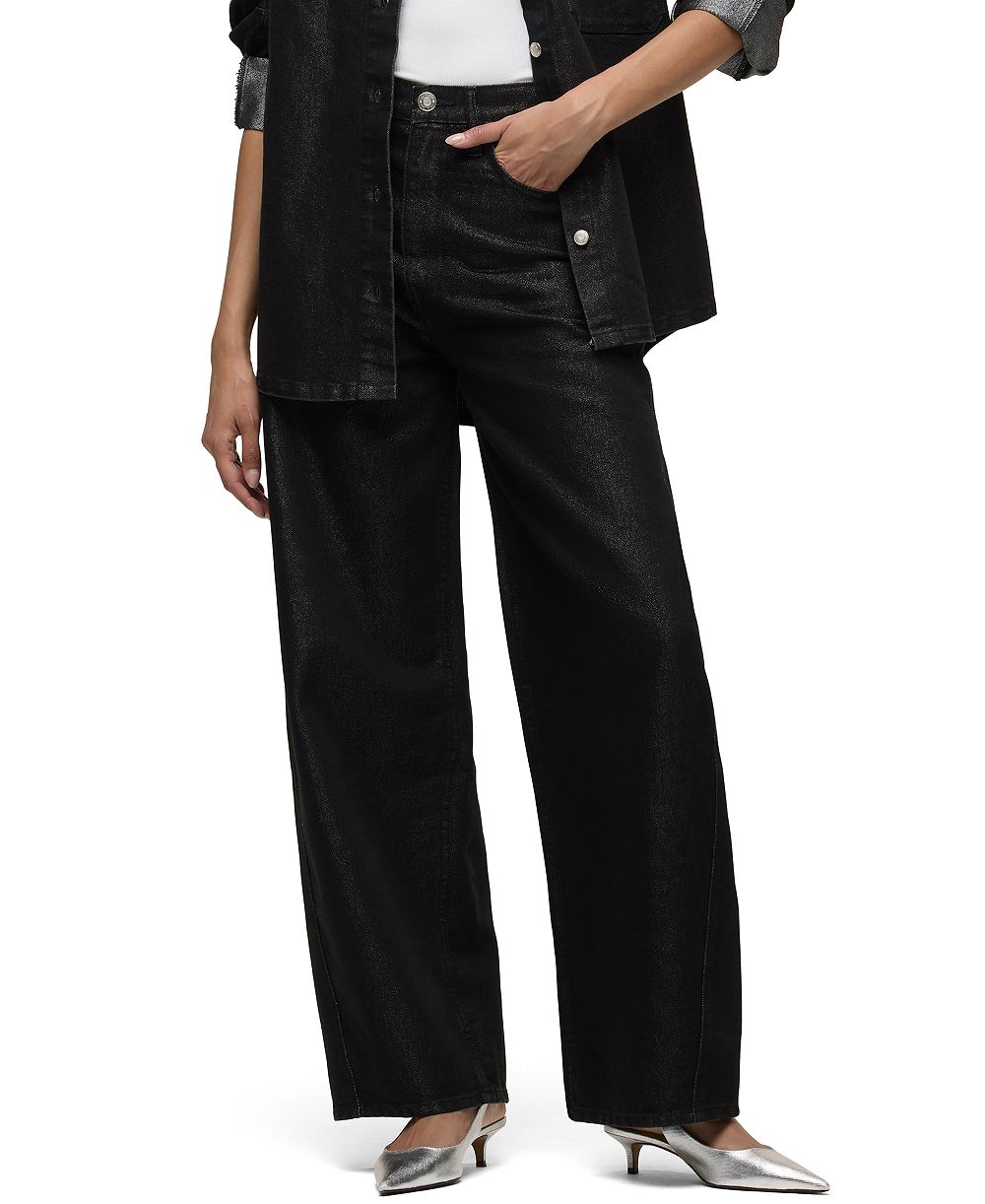 Hudson Jeans Women's Bailey High-Rise Barrel Wide-Leg Denim Jeans