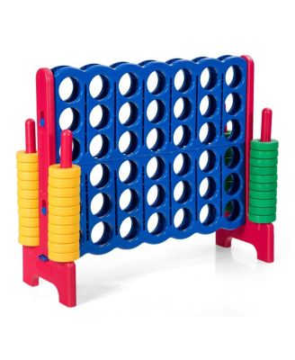 Glintex Giant 4-to-Score Game Set with 42 Jumbo Rings, 47.5 in Wide Frame