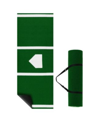 Glintex коврик для бейсбольных ударов, 10 x 3,8 фута, с разметкой домашней базы