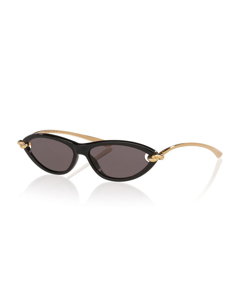 Bottega Veneta женские солнцезащитные очки BV1390S в форме кошачьего глаза Signature Icons
