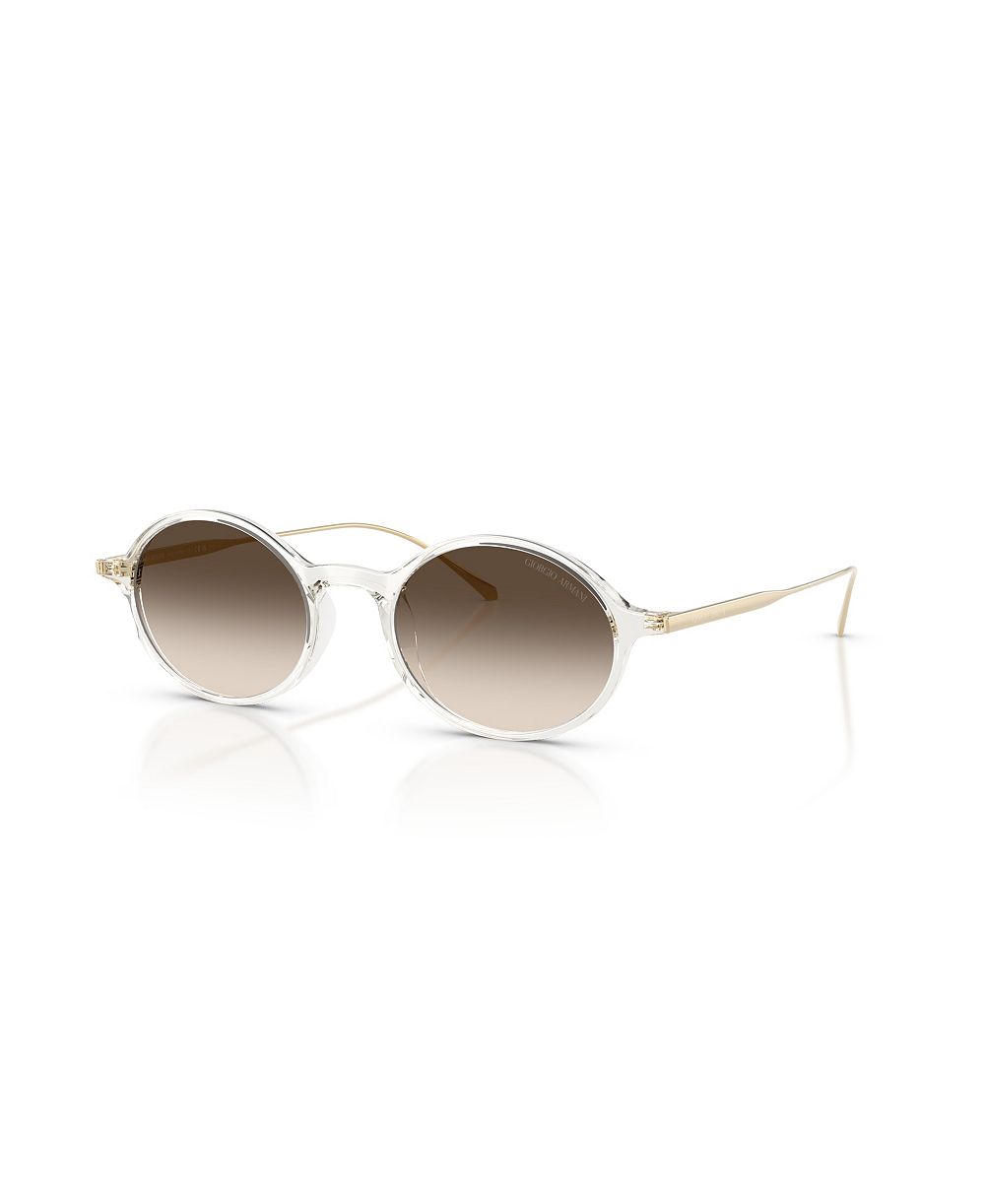 Мужские овальные солнцезащитные очки Giorgio Armani с градиентом AR8263U