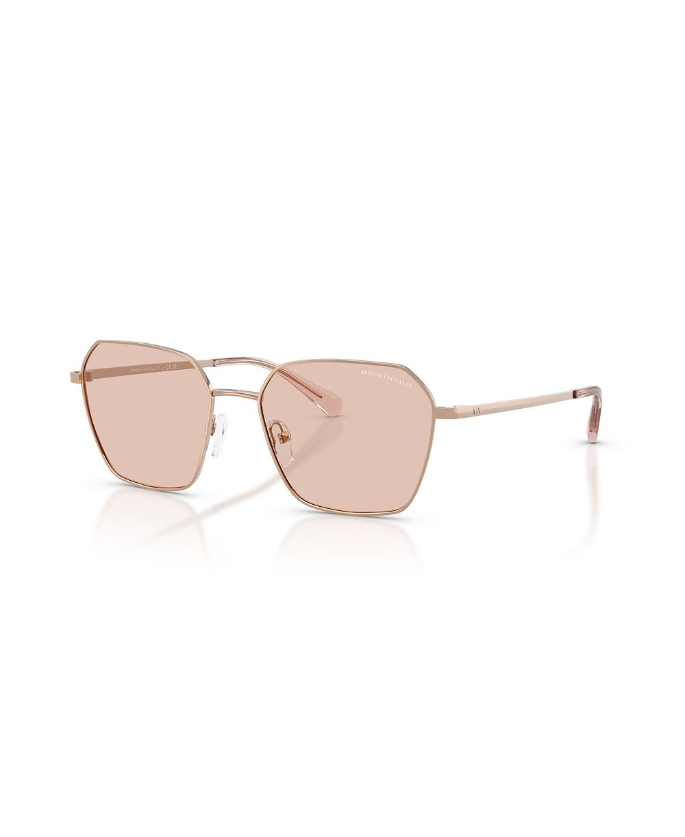 Женские солнцезащитные очки Armani Exchange AX2062S геометрические коричневые